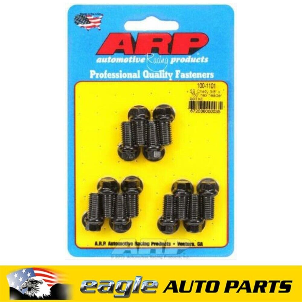 Chev 283 327 350 383 400 ARP Chromoly Header Bolt Kit # 100-1101
