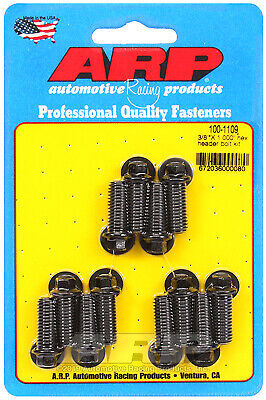 ARP Chromoly Header Bolt Kits 3/8 in.-16, 1.000 in. U.H.L., Set of 12 # 100-1109