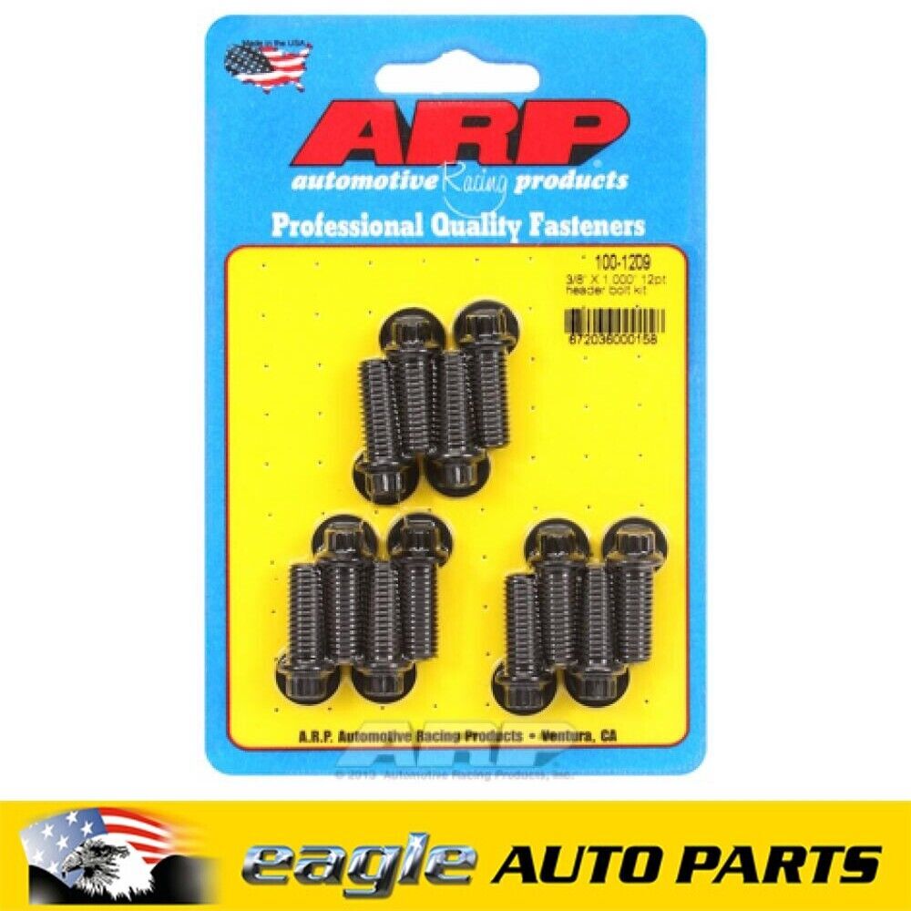 ARP Chromemoly Header Bolt Kits 3/8 in.-16, 1.000 in. Chev Ford # 100-1209