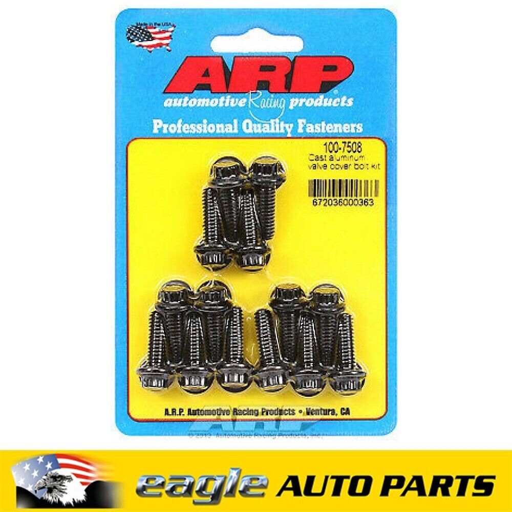 ARP Valve Cover Bolt Kit 12pt  1/4in -20 D Chev Ford # 100-7508