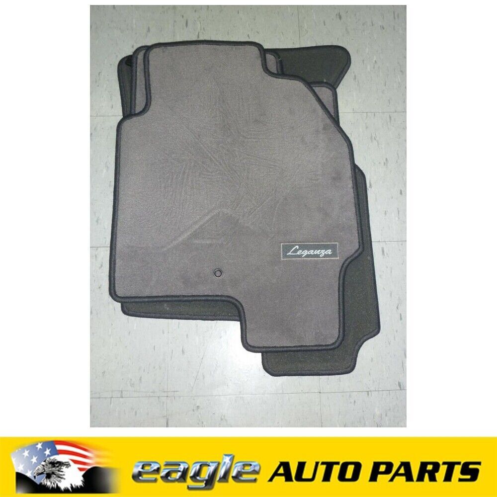 DAEWOO LEGANZA CAR FLOOR MATS FRONT & REAR GENUINE NOS # 100070600