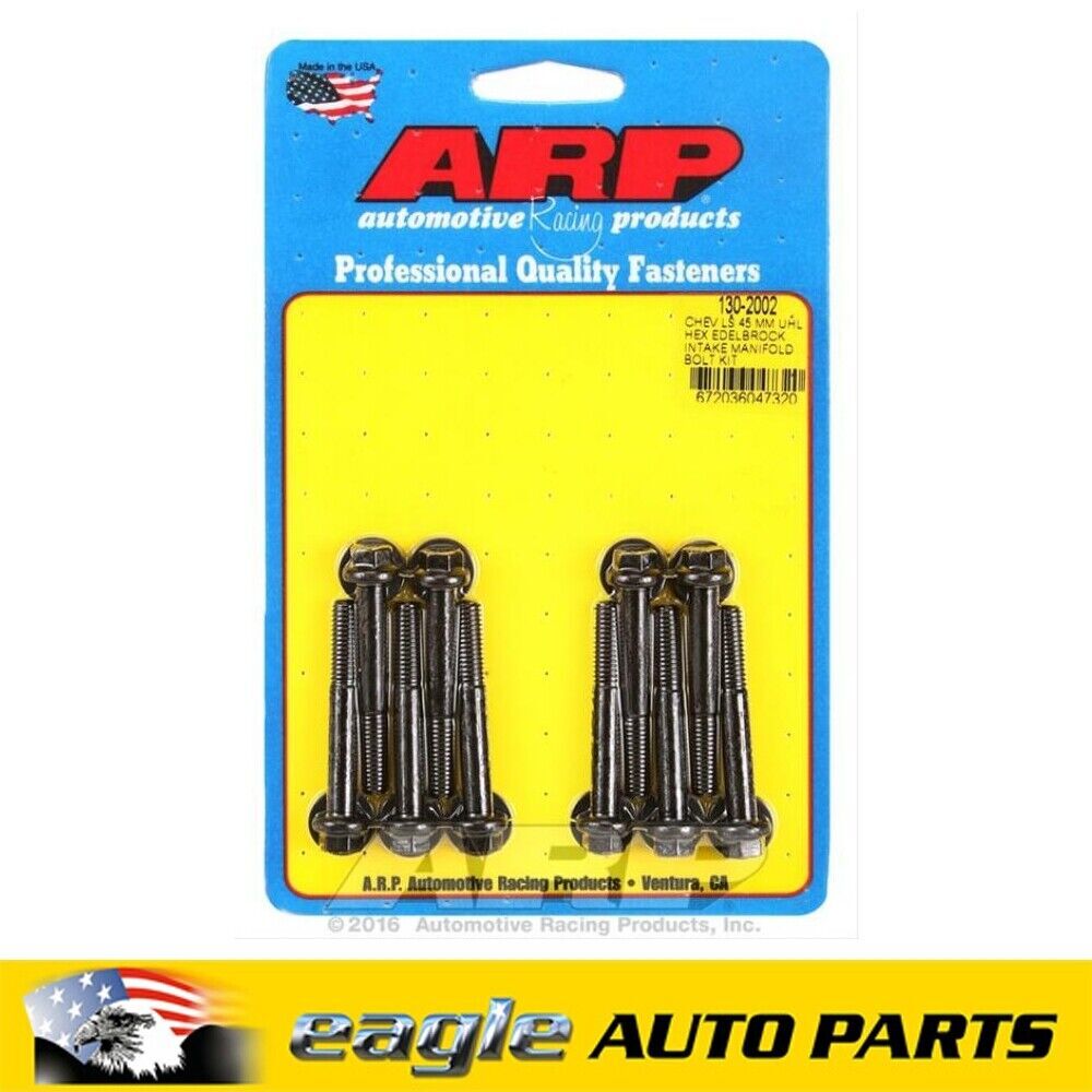 Chev Holden V8 LS Engine Edelbrock Intake Manifold ARP Bolt Kit # 130-2002
