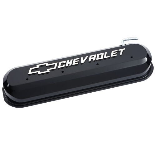 Proform Chev LS Series Slant Edge Rocker Covers Liquid Black # 141-268