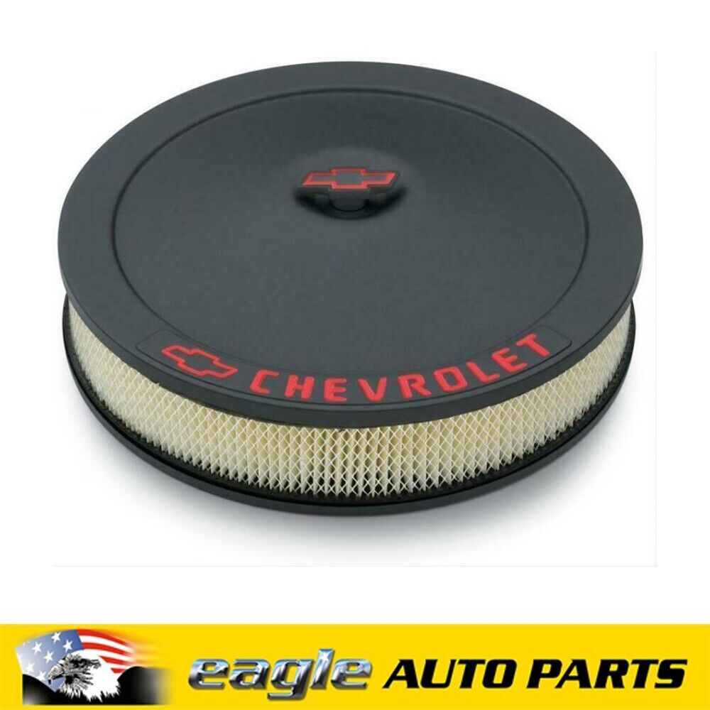 Chev GM Licensed Chevrolet Proform Air Cleaner Kit 14" x 3" # 141-752