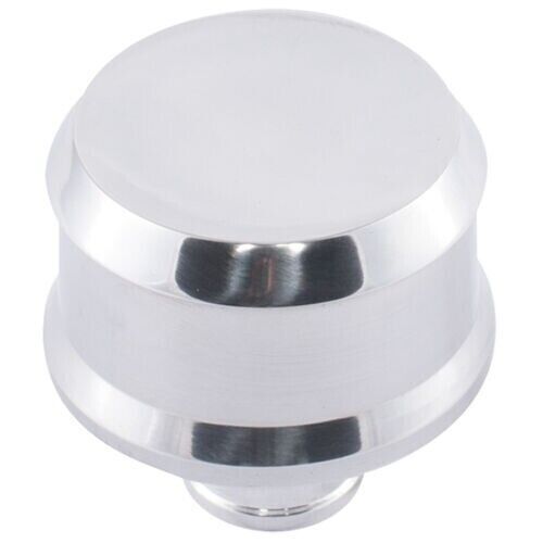 Proform Slant Edge Polished Aluminum Push-In Air Breather Oil Cap # 141-850