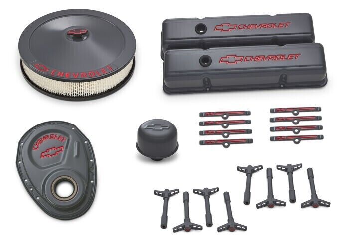 Chev 350 SBC Shark Grey Engine Dress Up Kit Proform # 141-880