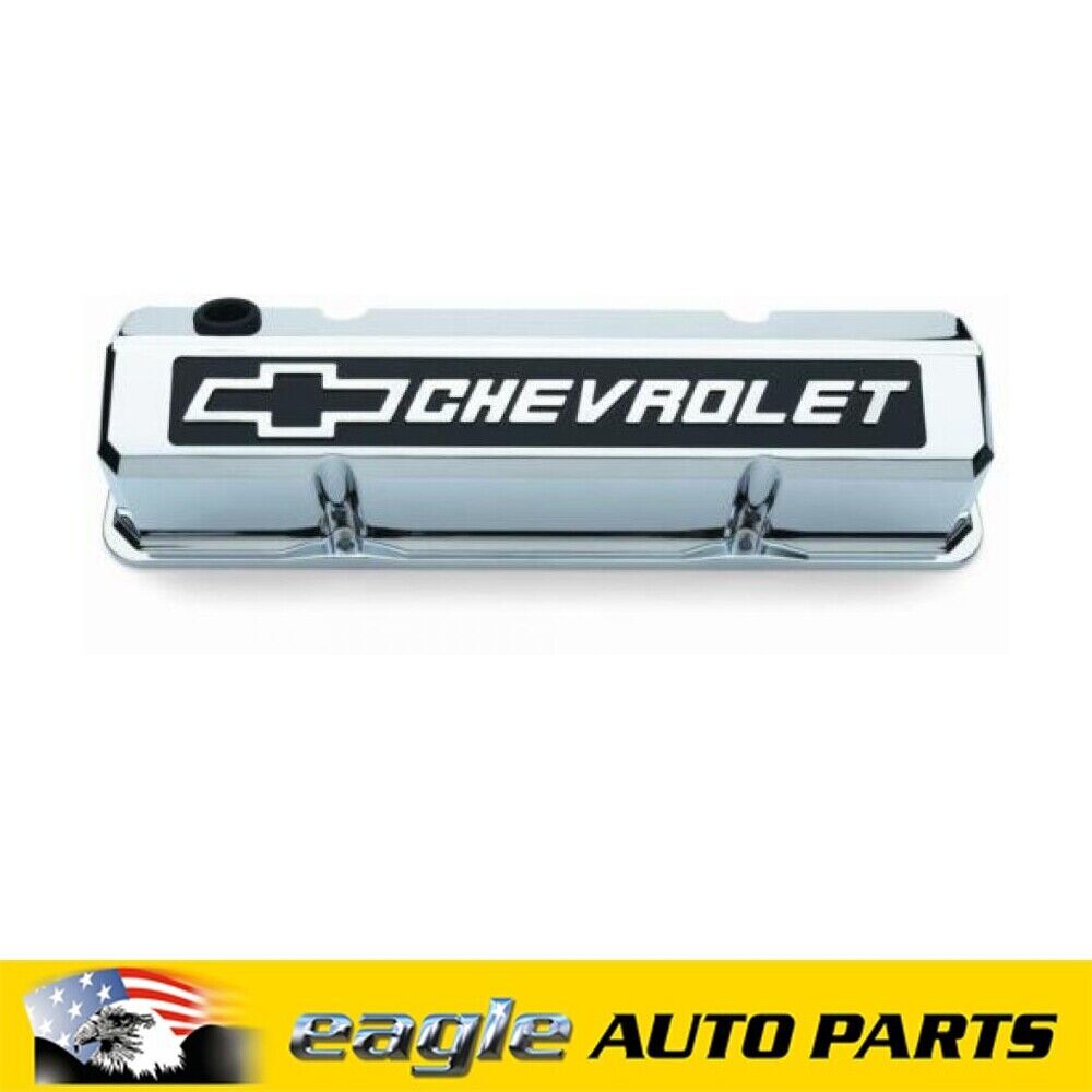 Proform Chev 350 Small Block GM Licensed Slant Edge Rocker Covers # 141-922