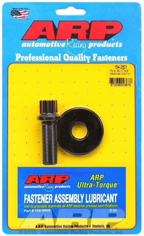 ARP Harmonic Balancer Bolt , 5/8"-18 Thread Ford 351 Cleveland # 154-2501