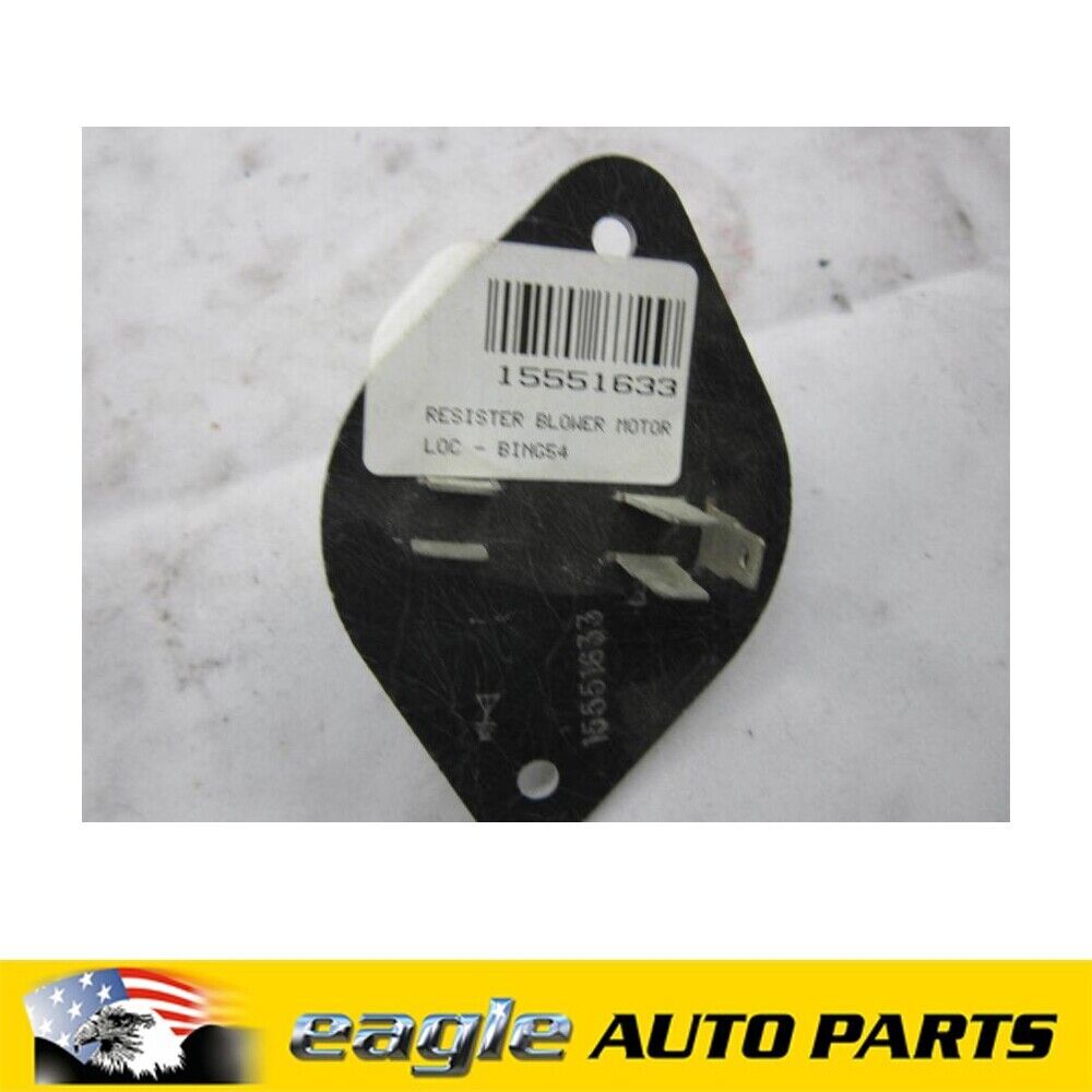 CHEV GMC C1500 C2500 C3500 1993 HEATER FAN  RESISTOR  # 15551633