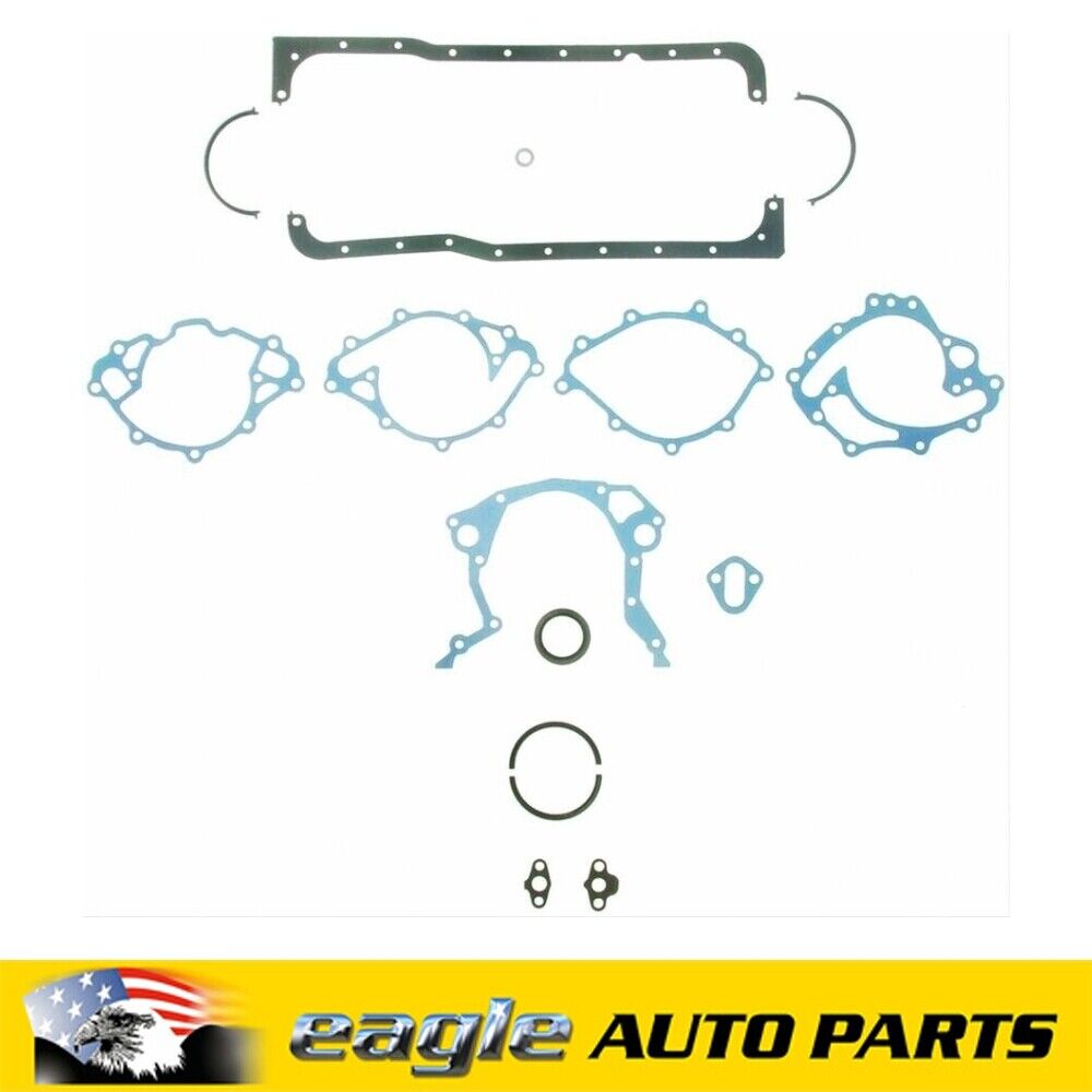 FEL-PRO CONVERSION GASKET SET MARINE FORD 289 302W 4 PCE OIL PAN GASKET # 17160