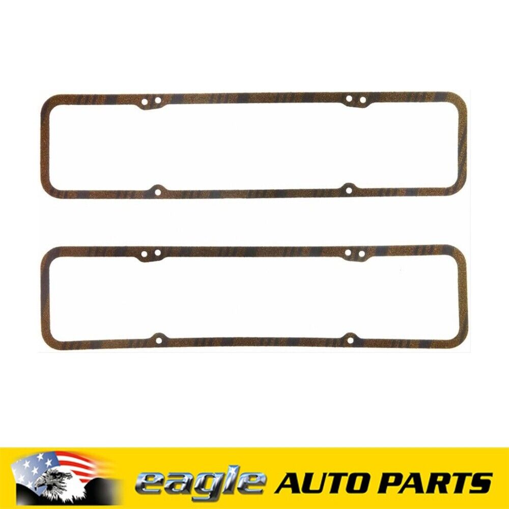 Fel-Pro Performance Chev 350 SBC Marine Blue Stripe Valve Cover Gaskets # 17930