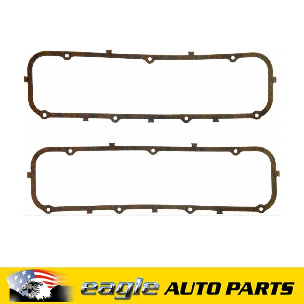 Fel-Pro Performance Ford 429 460 Marine Blue Stripe Valve Cover Gaskets # 17947