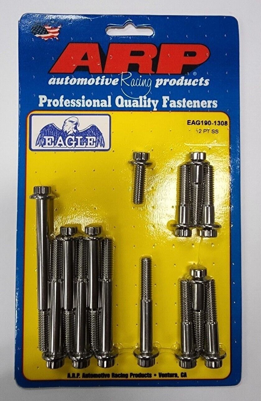 ARP Water Pump & Timing Cover Bolt Kit 12pt SS Holden 253 - 308 # 190-1308