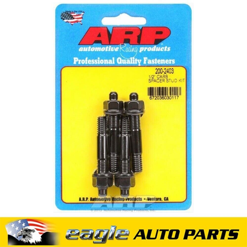 ARP Carburetor Stud Kit Black Oxide, 5/16-18/24 in. x 2.225 in # 200-2403