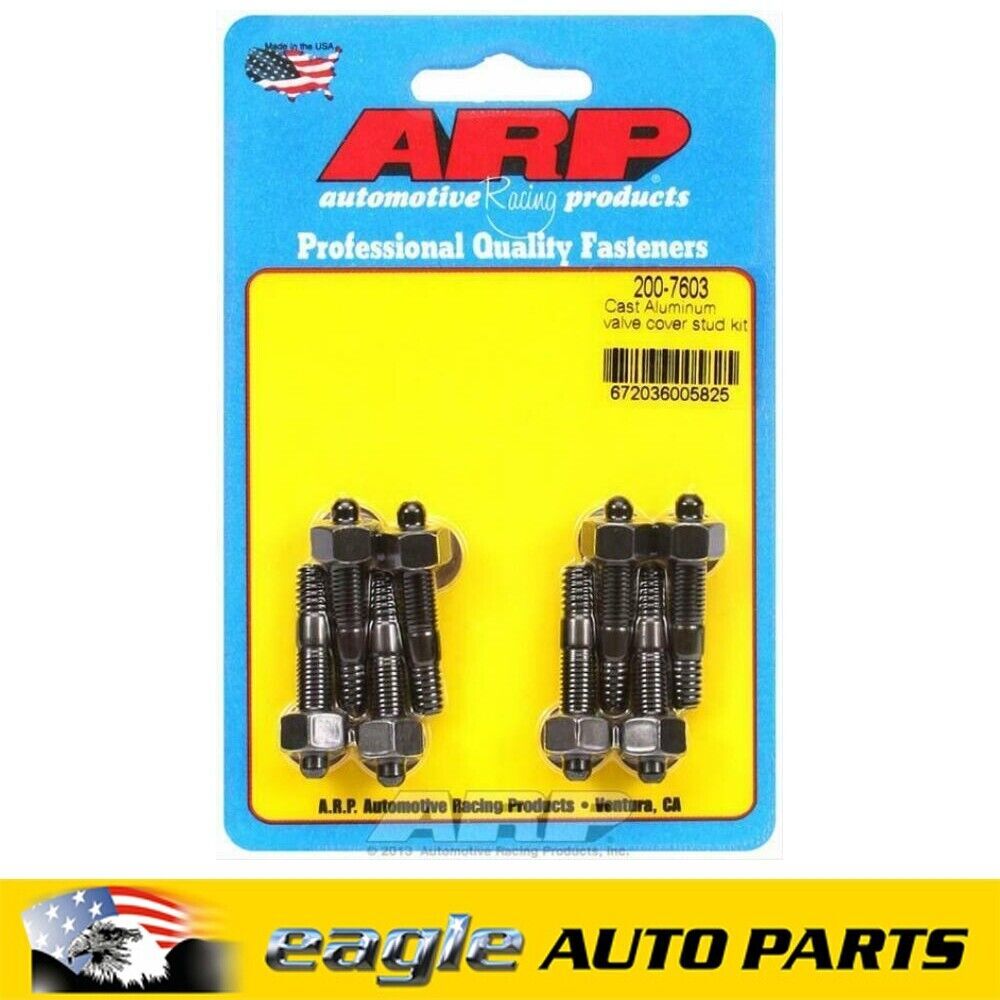 ARP Valve Cover Hex Stud Kit , Black Oxide for Cast Aluminum Cover # 200-7603