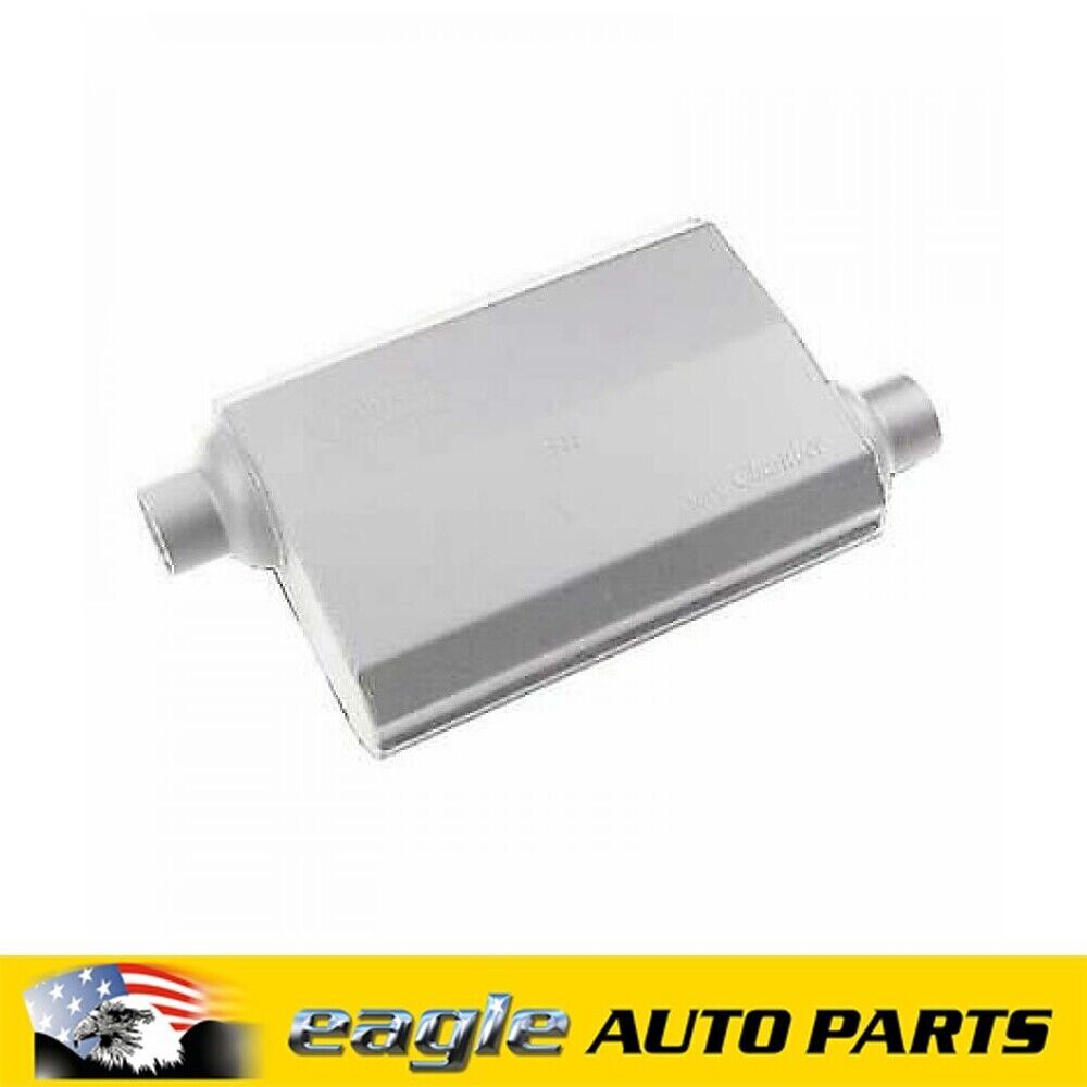 Hooker Aero Chamber Muffler 2 1/4". Offset In / 2 1/4". Offset Out # 21503HKR