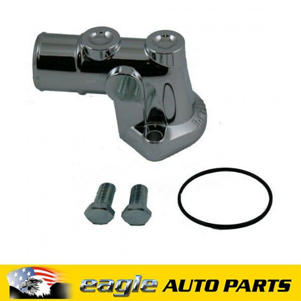 FORD 302 351 CLEVELAND V8 CHROME THERMOSTAT HOUSING # 22-71-0