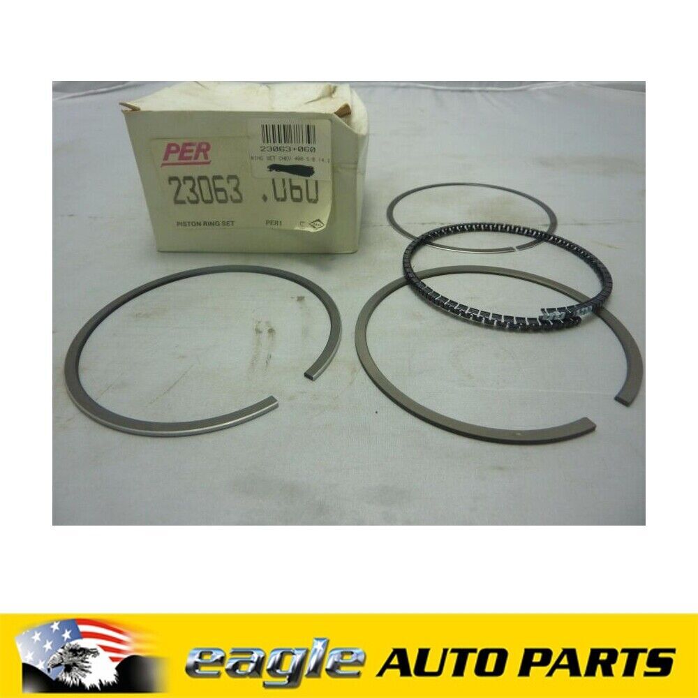 CHEV 400 SMALL BLOCK PISTON RING SET +060 ( 4.125 ) # 23063+060