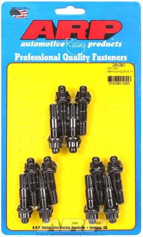 ARP Bell Housing Bolt Kit, Chevrolet, Chrysler KB Hemi, Hex , 3/8" # 245-0901