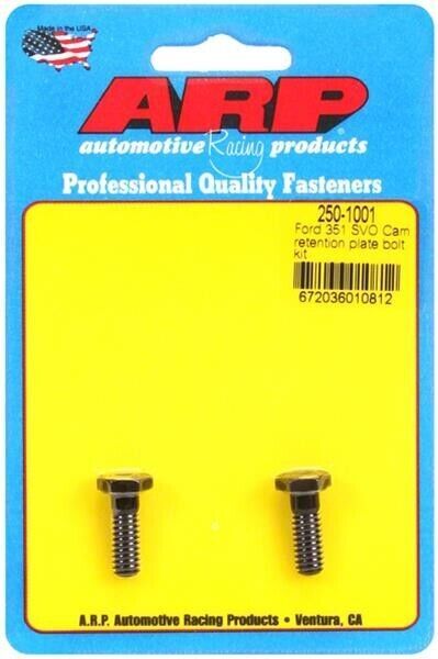 ARP SB Ford 351 SVO (cam retainer plate bolt kit) 8740 hex Cam Bolt Kit 250-1001