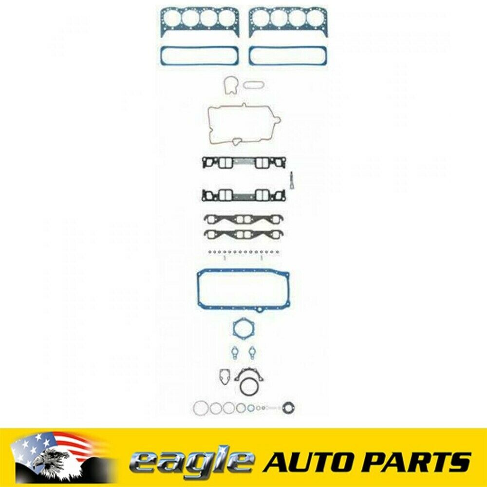 Chev Vortec 350 5.7L V8 Engines Fel Pro Full Gasket Set # 2601735T