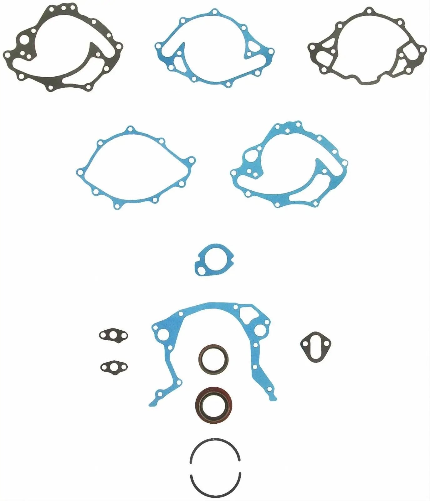 FEL-PRO TIMING COVER GASKET SET R.A.C.E FITS FORD 351 WINSOR 69-83 # 2709-1