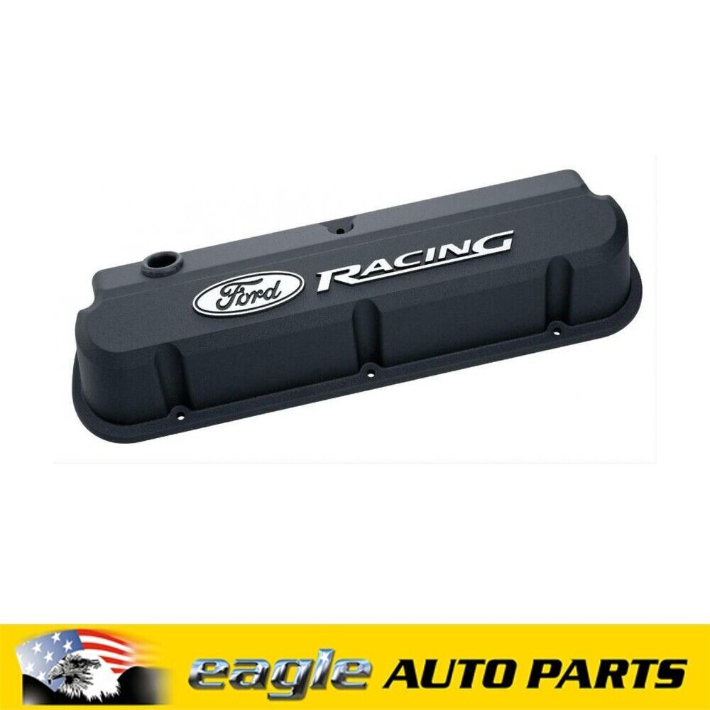 Ford 289 302 351 Windsor Ford Racing Licensed Slant Edge Valve Covers # 302-135