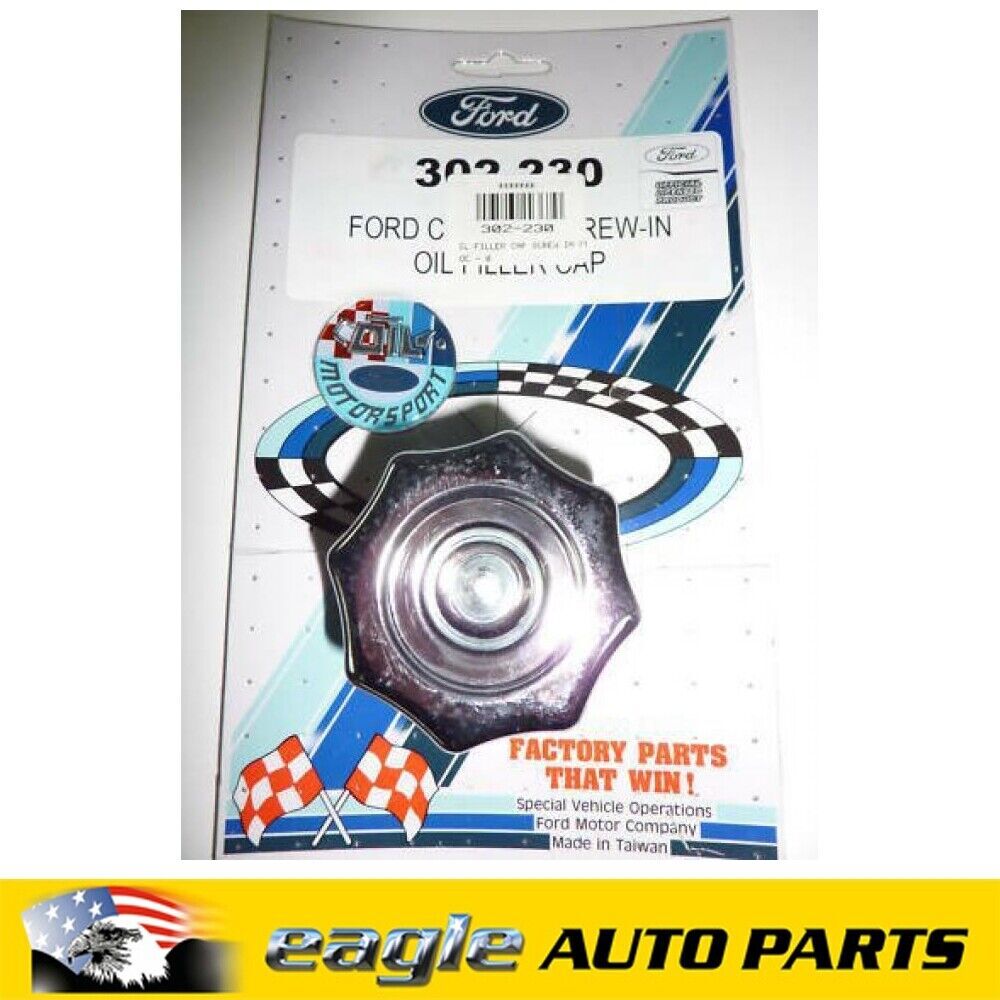 Ford Racing Oil Filler Cap, Screw-in 300 351 400 460 # 302-230