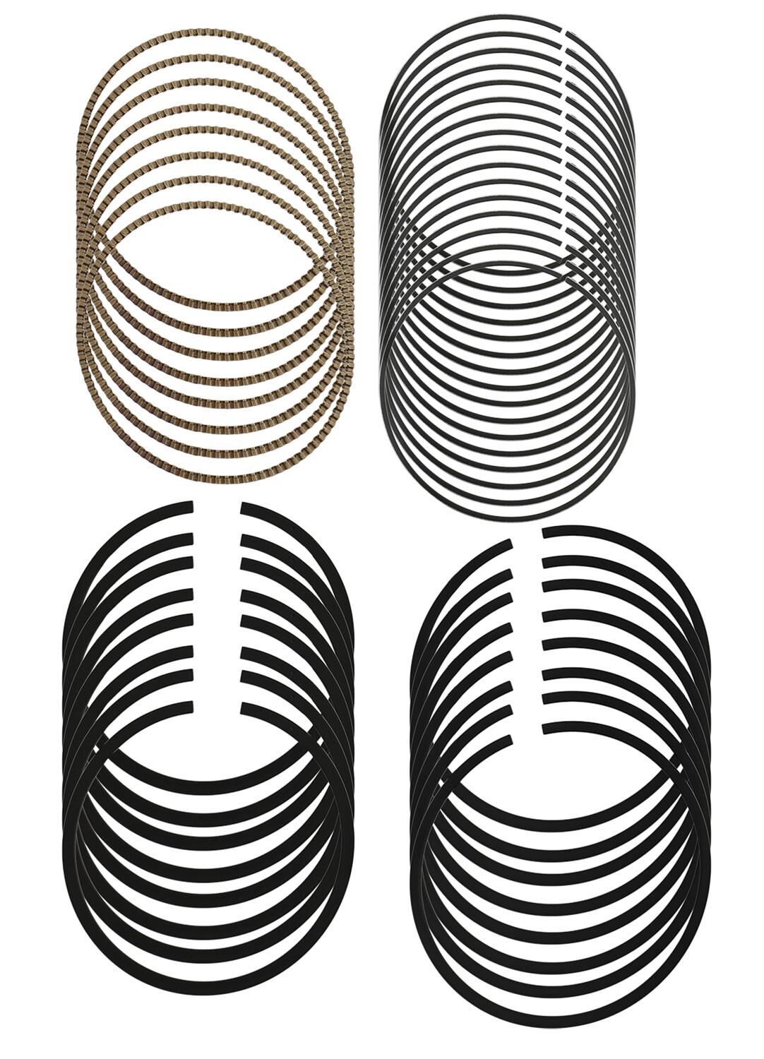 Chev V6 4.3L Vortec Mahle Original Premium Piston Ring Sets # 41786.STD
