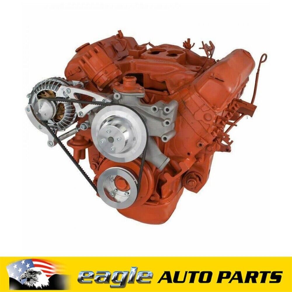 Chrysler V8 440 Big Block CVF Billet Alternator Pulley System # 440-ALT-SYSTEM
