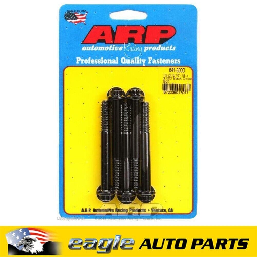 ARP Chromemoly Bolts 5/16 in.-18 RH Thread, 3.000 in  # 641-3000