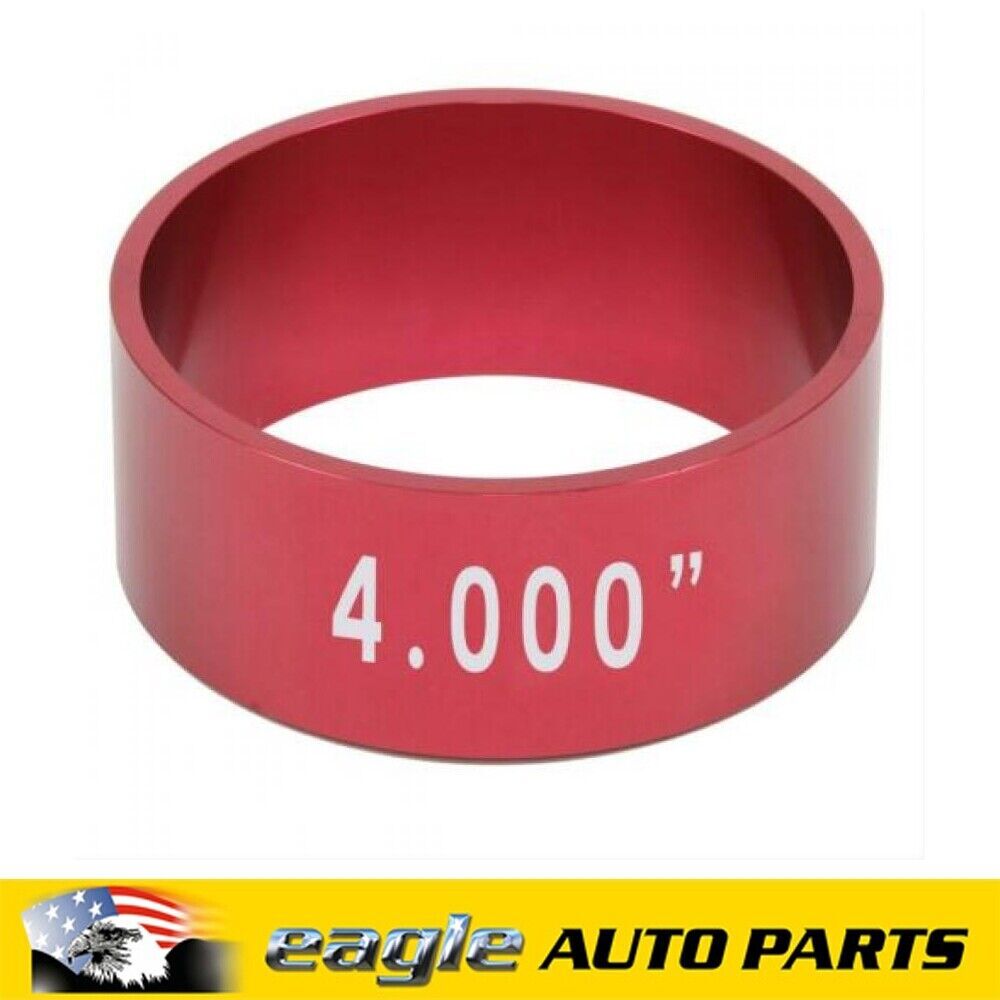 Proform Red Anodized Piston Ring Compressor Suits 4.000 Bore # 67448