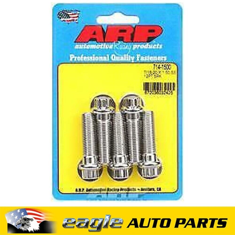 ARP 12-Pt Head S/Steel 7/16".-20 RH Thread 1.500". UHL, Set of 5 # 714-1500