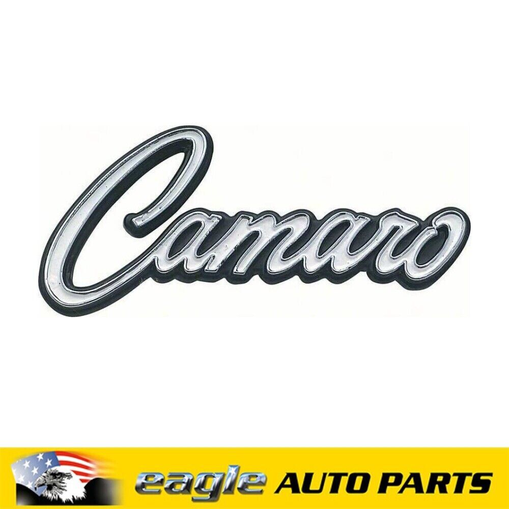CHEV 1968 1969 "CAMARO" DELUXE DOOR PANEL EMBLEMS - SCRIPT LETTERING # 7754200