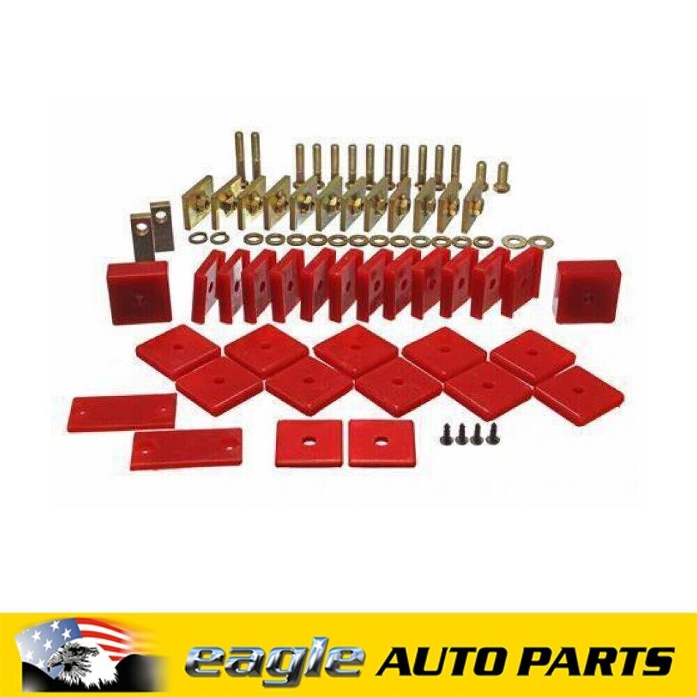 Energy Suspension Body Mount Bushing Set SuitsToyota Landcruiser 64-78 # 8-4104R