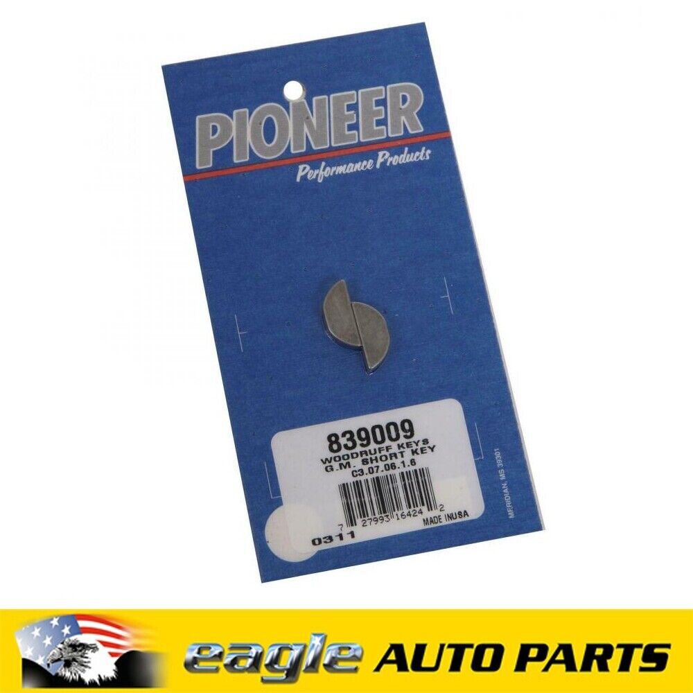 Chev 283 307 327 350 400 & Buick V6 Pioneer Woodruf Crankshaft Keys # 839009