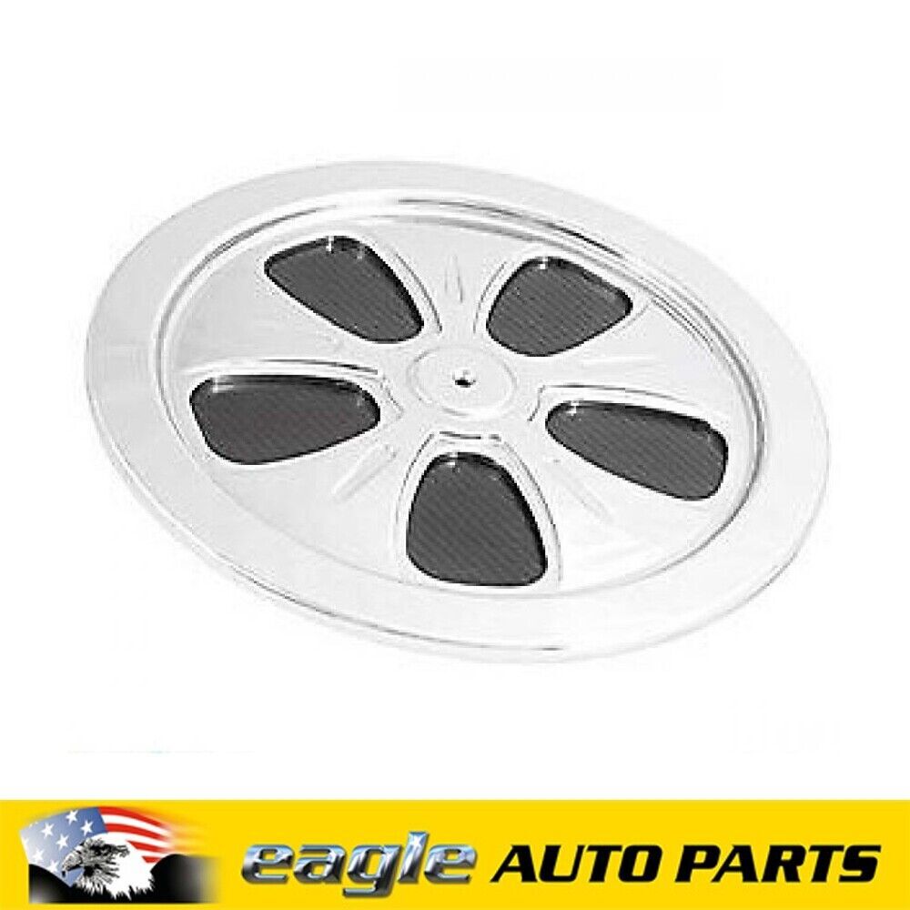 K&N Custom 66 Series Billet Air Cleaner Aluminum Spoked Lid 14" # 85-6848