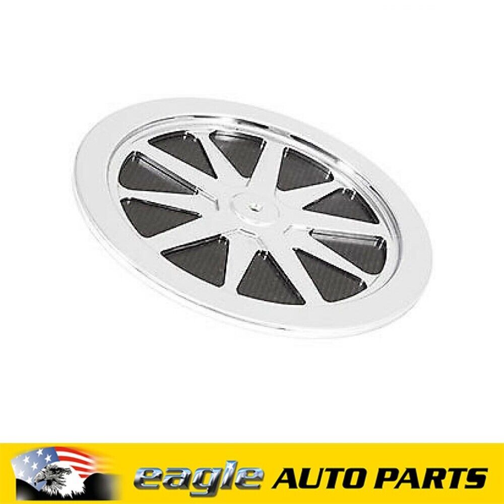 K&N Custom 66 Series Billet Aluminum Air Cleaner Spoked Lid 14" # 85-6850