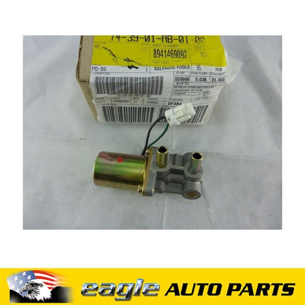 HOLDEN RODEO 94 - 4ZD1 ENGINE FAST IDLE SOLENOID NOS GENUINE # 8941469092