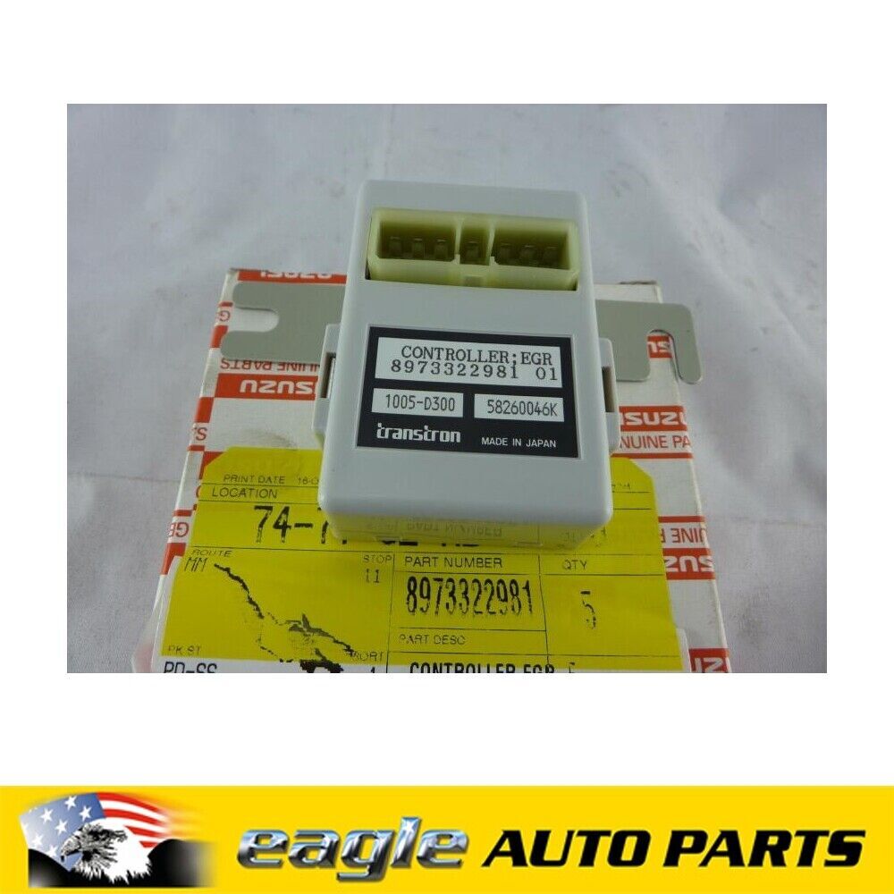 HOLDEN RA RODEO 03 - 06 4JA1-T EGR CONTROLLER NOS GENUINE # 8973322981
