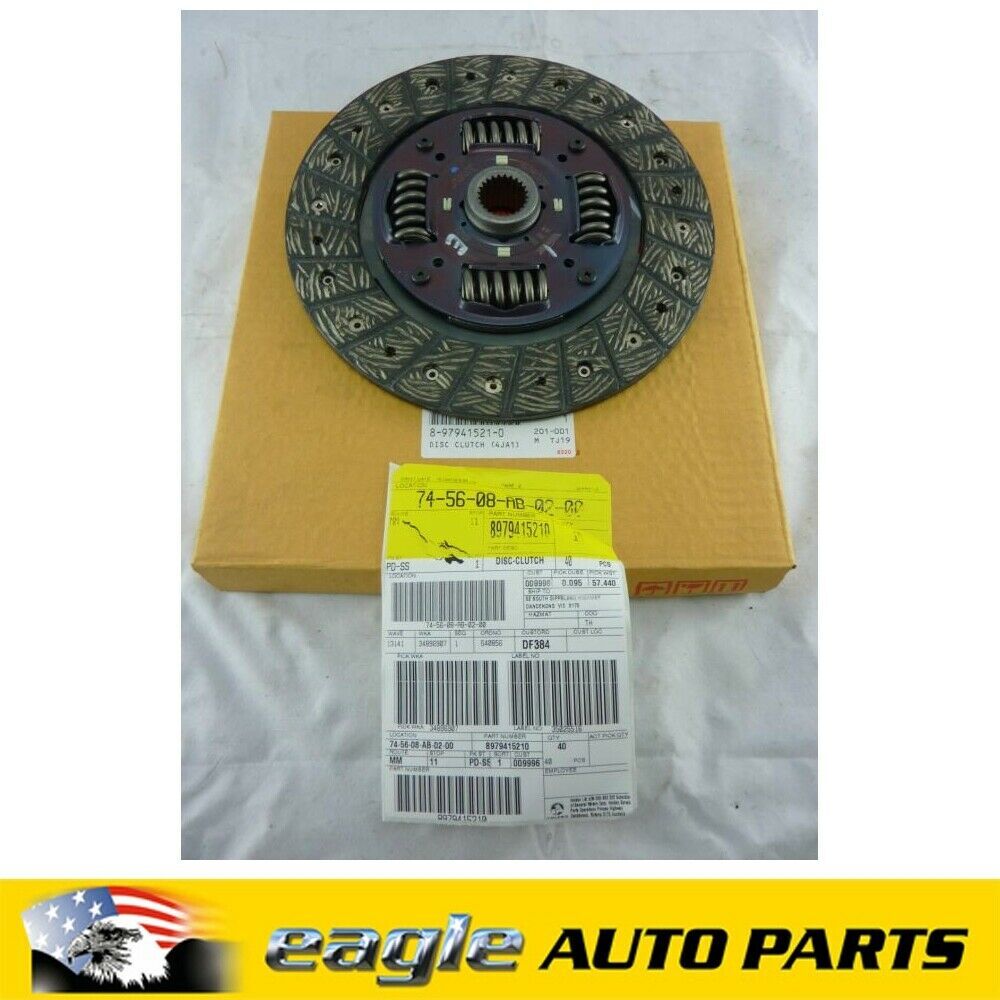 HOLDEN RA RODEO 2003 5SPD MANUAL MSG BOX CLUTCH DISC PLATE NOS # 8979415210