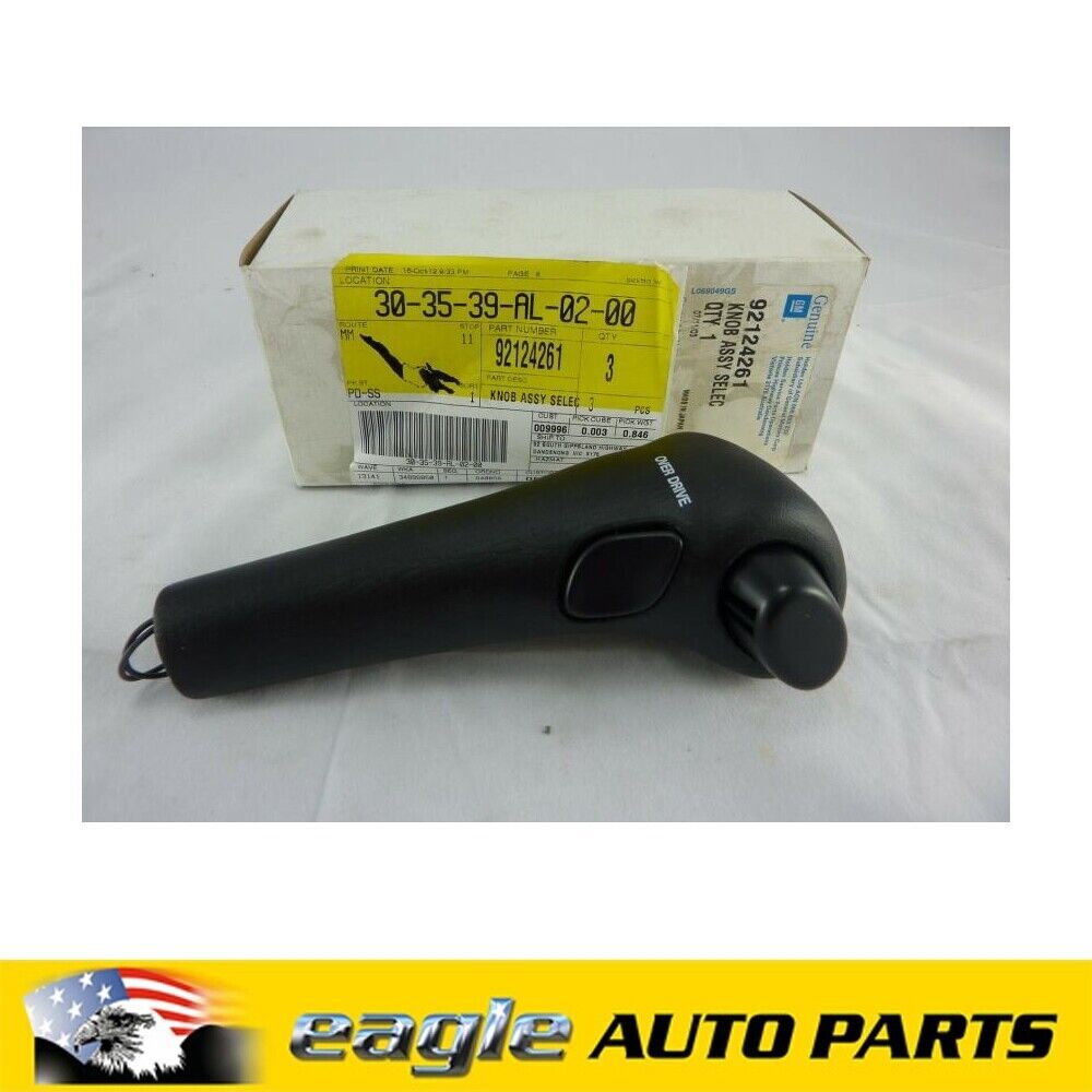 HOLDEN YG CRUZE 02 - 05 GEAR SHIFT KNOB ASSEMBLY NOS GENUINE # 92124261