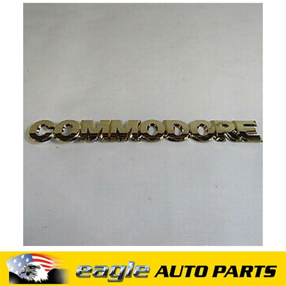 Holden Commodore VB - VF Models Gold Coloured  " COMMODORE "  Badge # 92145010