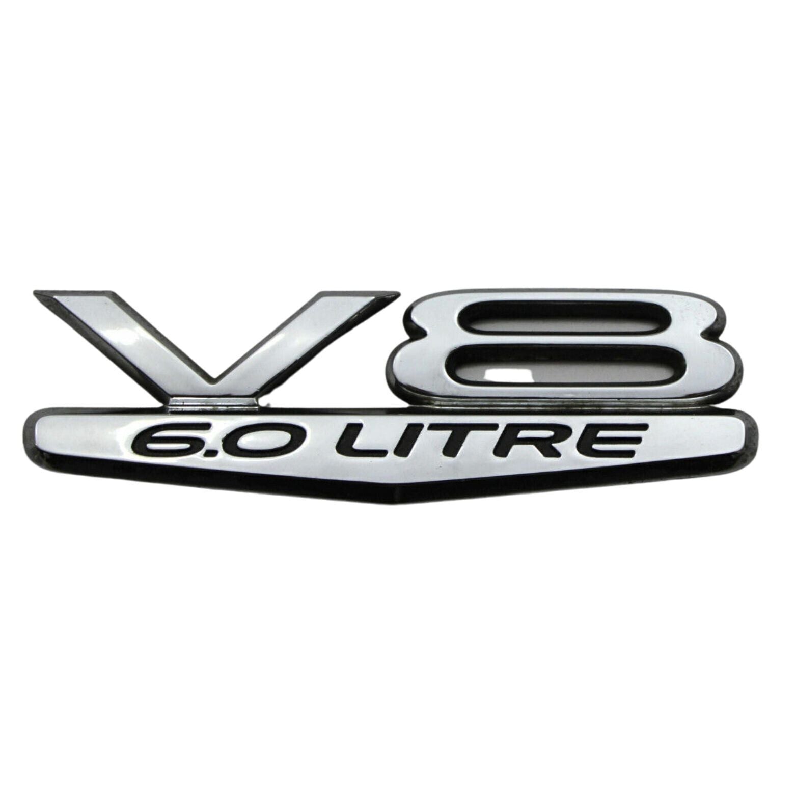 Holden Commodore VZ WL VE WM V8 Guard Fender Badge Chrome 6.0 V8 Genuine GM