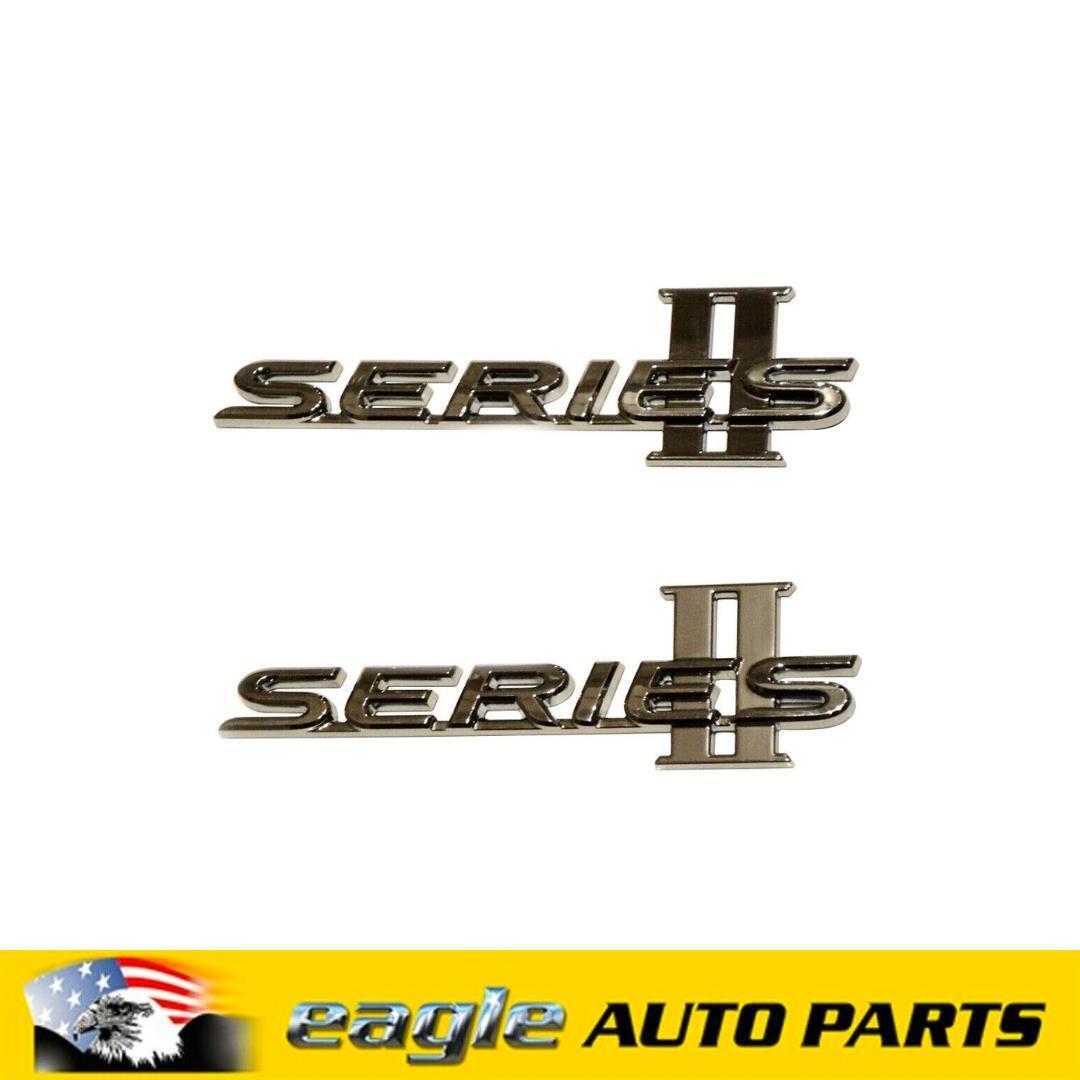 Holden VE Commodore SS SSV SV6 Calais Badge Series II Pair Chrome Genuine GM