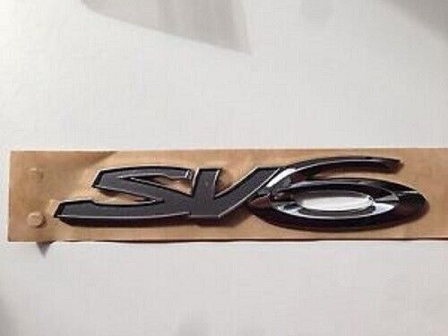Holden Commodore VF Sedan SV6 Rear Boot Badge Genuine GM 92261822
