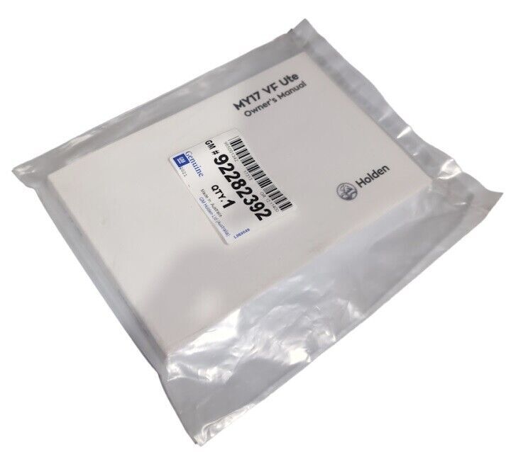 Holden VF2 Commodore Ute Owners Info Handbook Manual Genuine GM # 92282392