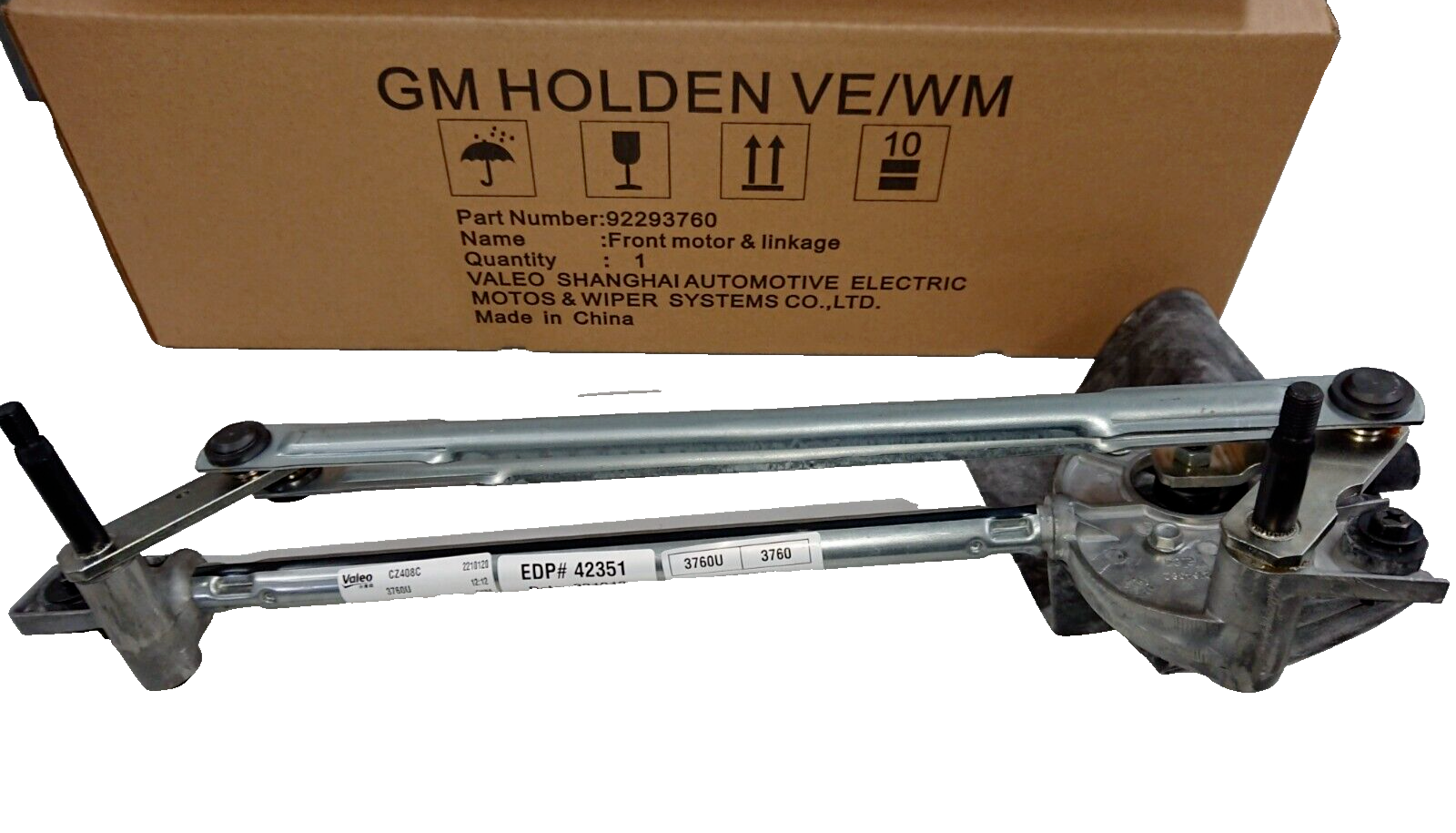 Holden VE VF Commodore WM WN Statesman Wiper Motor Genuine GM # 92293760