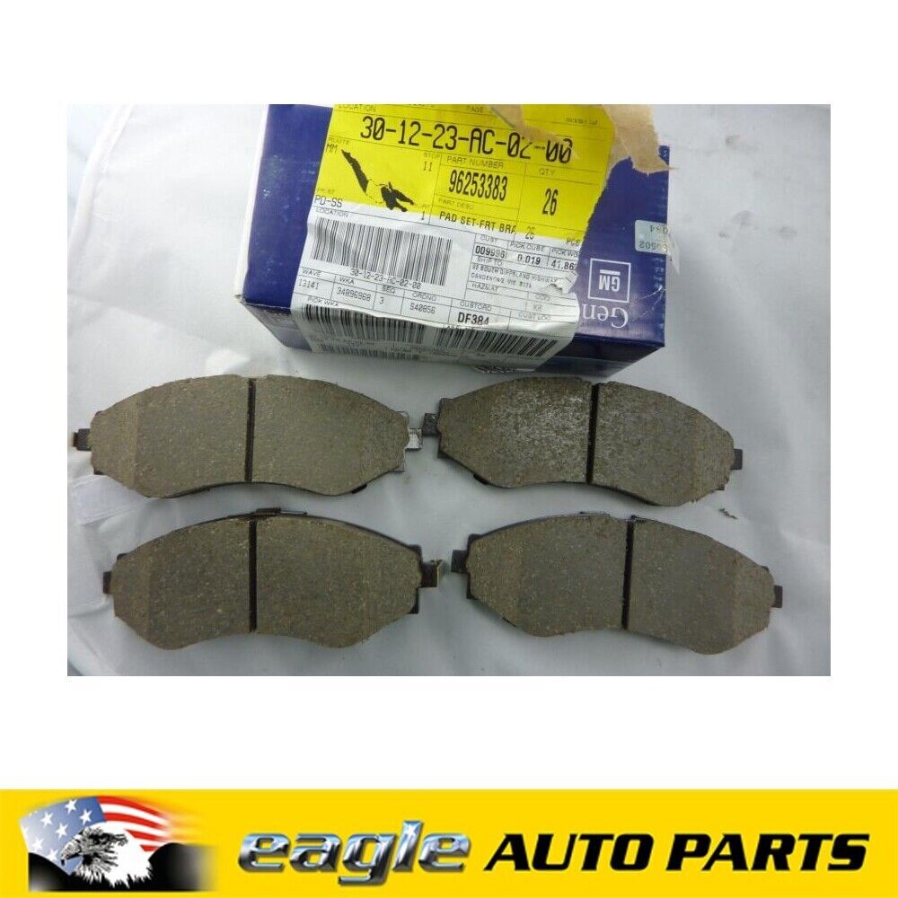DAEWOO LEGANZA 97 - 04 FRONT DISC BRAKE PADS GENUINE NOS # 96253383