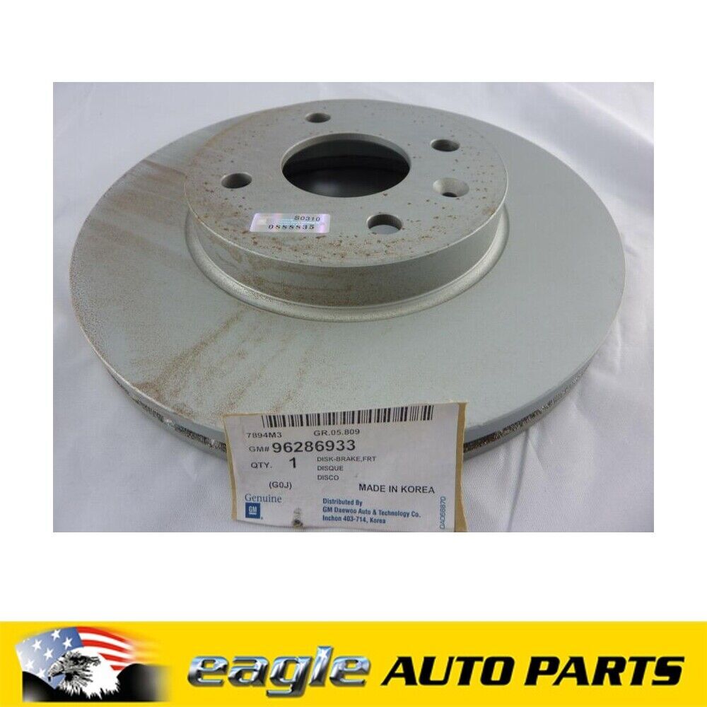 DAEWOO NUBIRA 11 FRONT DISC BRAKE ROTOR NOS GENUINE # 96286933